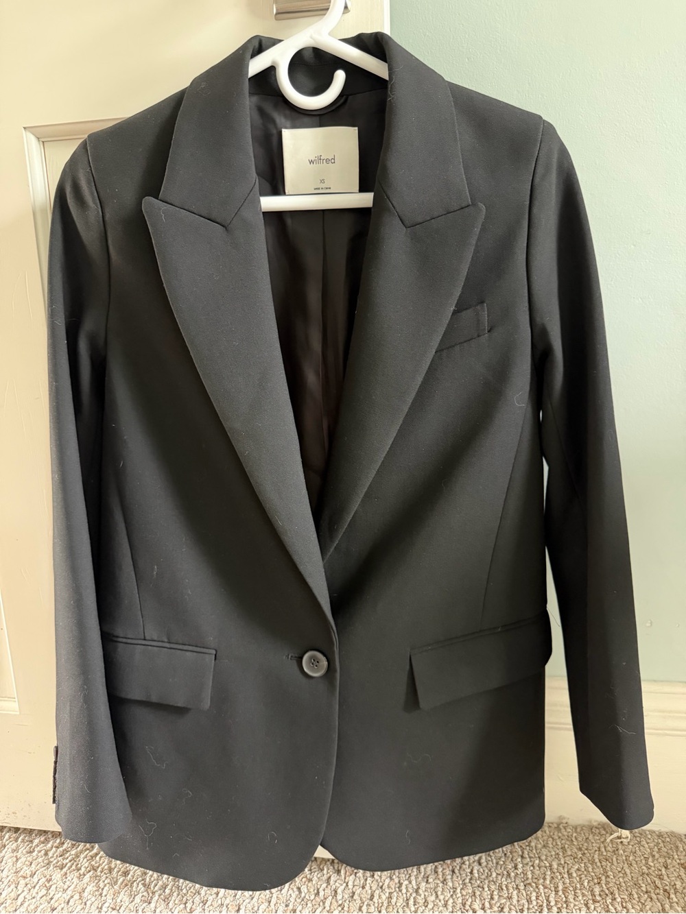 Wilfred by Aritzia Flores Single-Breasted Blazer XS